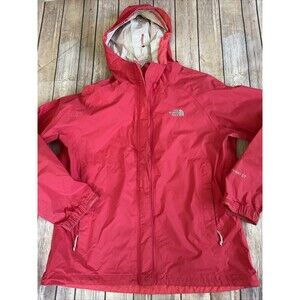 North Face HyVent Shell Jacket RN# 61661 HY09 Women pink coral Medium